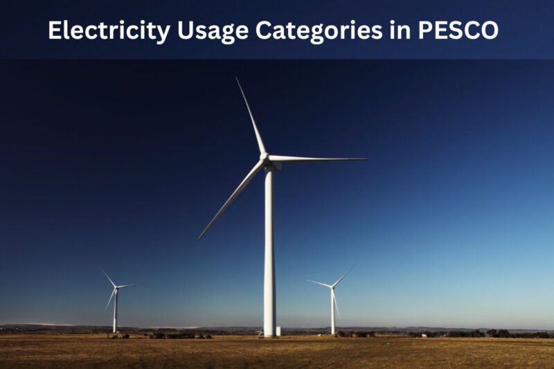 What Are the Electricity Usage Categories in PESCO?